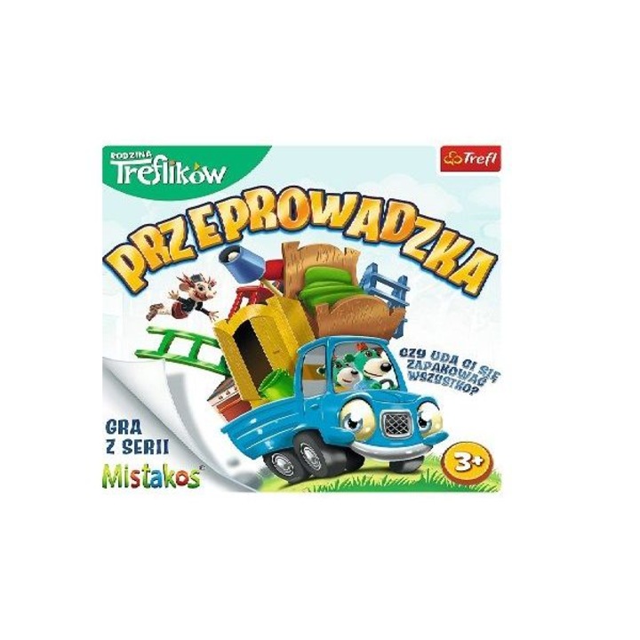 Társasjáték Költözés a Treflik Családdal, Trefl, Karton, 3 év+, Többszínű