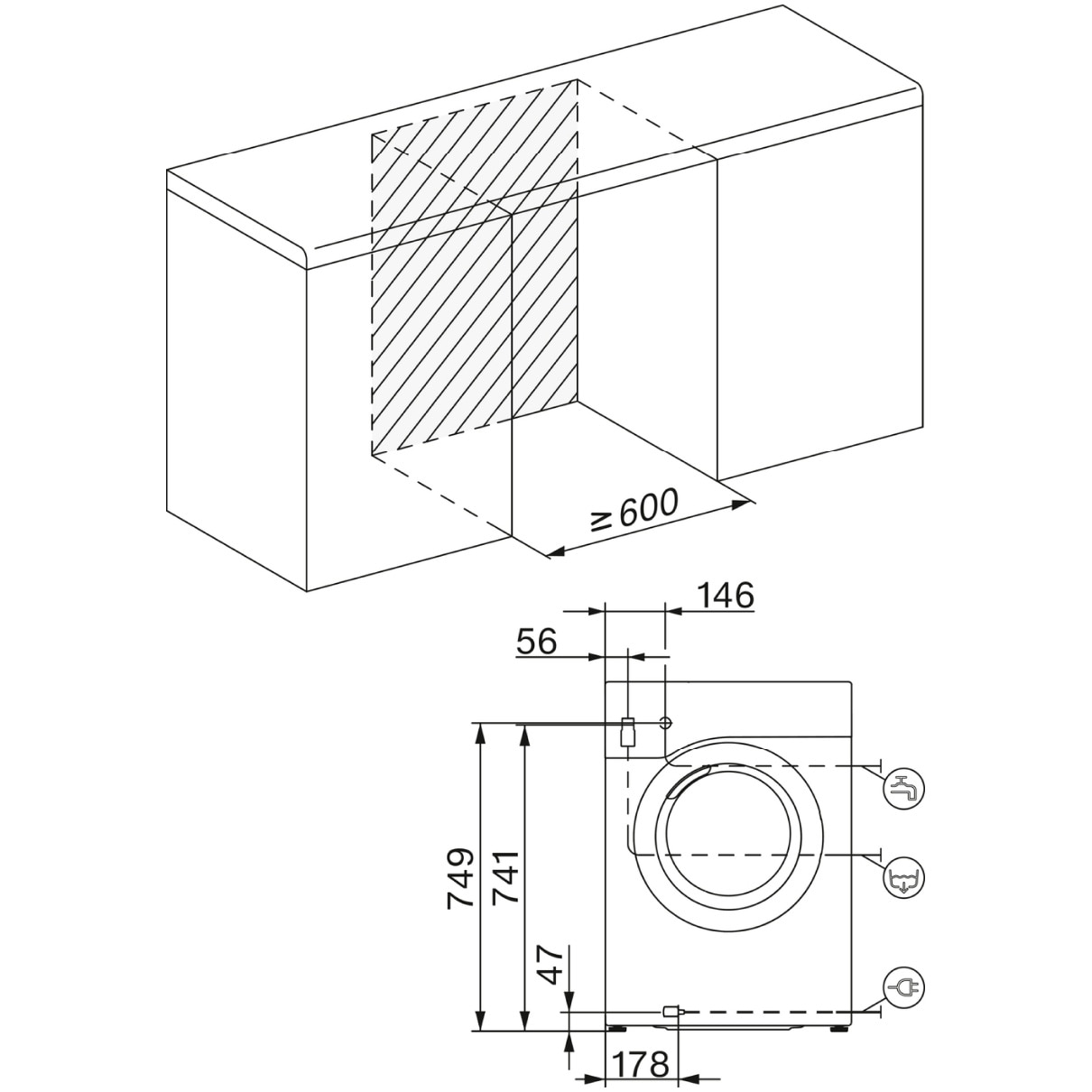 RESIGILAT: Masina de spalat rufe Miele WSA 033 WCS, 7 kg, 1400 RPM, Clasa B, CapsDosing, EasyControl, DirectSensor, Motor ProfiEco Inverter, Alb