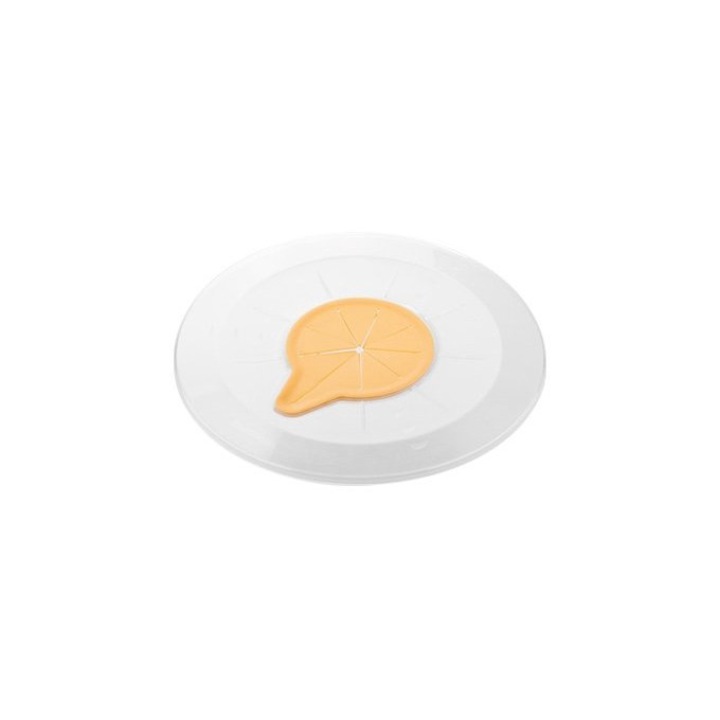 Fedő, Tescoma, Műanyag, Fehér/Narancssárga