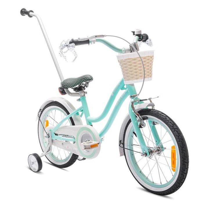 Детски велосипед Heart Bike, SunBaby, Стомана/Гума, 2 колела, 4-6 години, Син