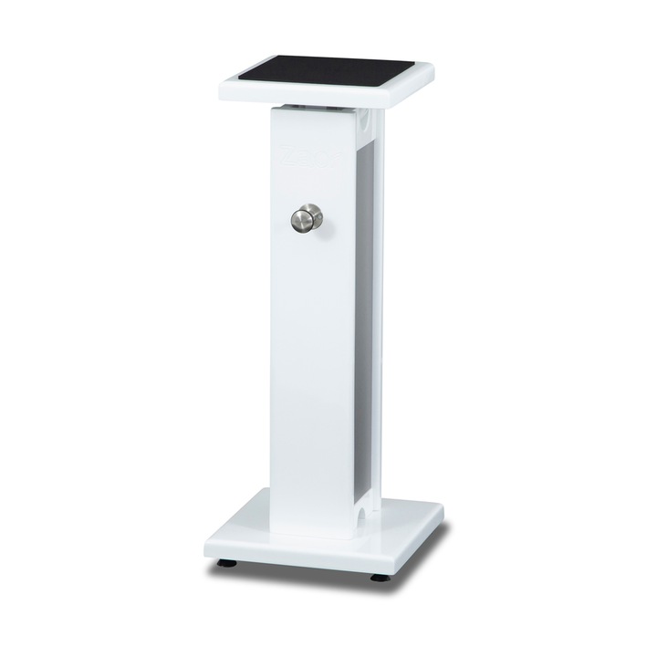 Suport monitor, Zaor, Pal, 800 x 280 x 280 mm, Alb/Negru