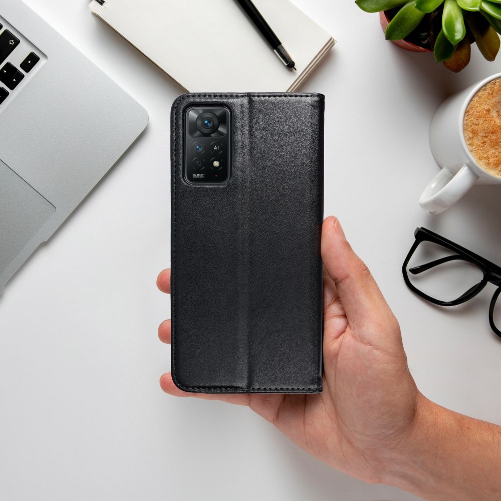 Husa Daden® Tip Carte Pentru Xiaomi Redmi 13C, Suport card, Functie de Stand si Inchidere Magnetica, Protectie Sporita, Negru
