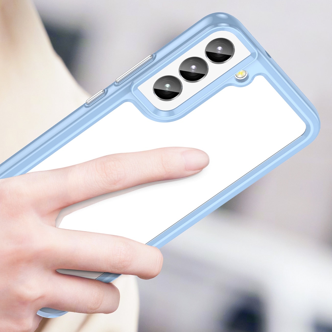 Carcasa Outer Space compatibila cu Samsung Galaxy S23 Plus Blue