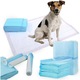 Set 50 covorase absorbante igienice pentru caini, albastru, 60 x 45 cm, marimea M