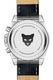 Marc Lauder, Мултифункционален часовник с релефна кожена каишка, Черен