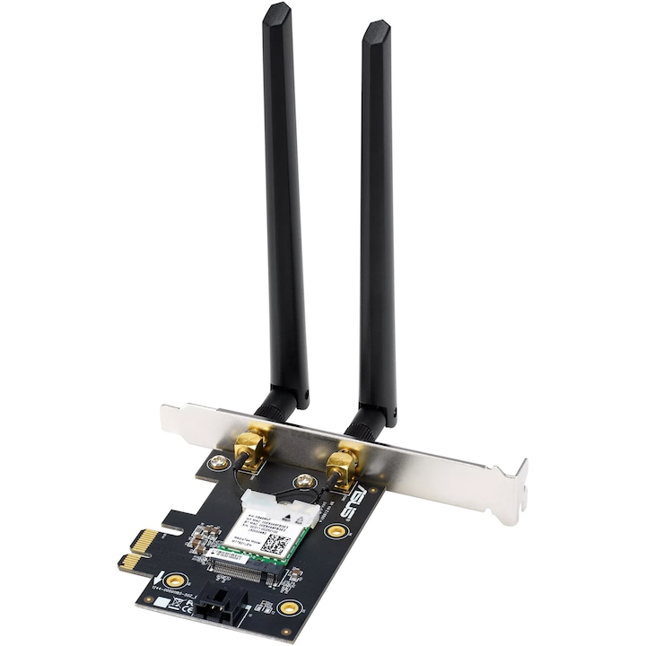 Placa de retea ASUS PCE-AXE5400, AXE5400, Wi-Fi 6E, Bluetooth® 5.2