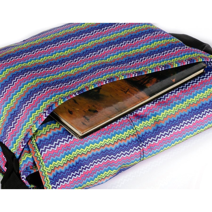 Geanta laptop Loren, Stofa, 15", Multicolor
