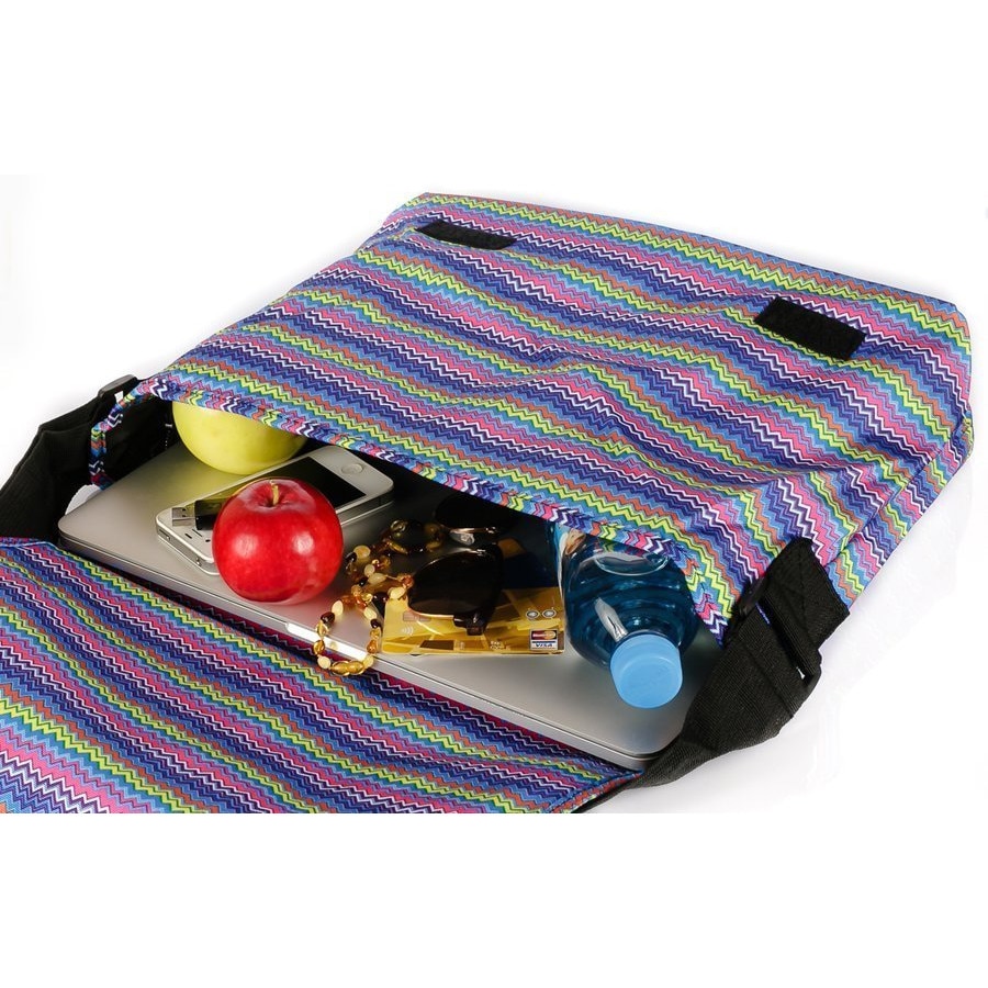 Geanta laptop Loren, Stofa, 15", Multicolor