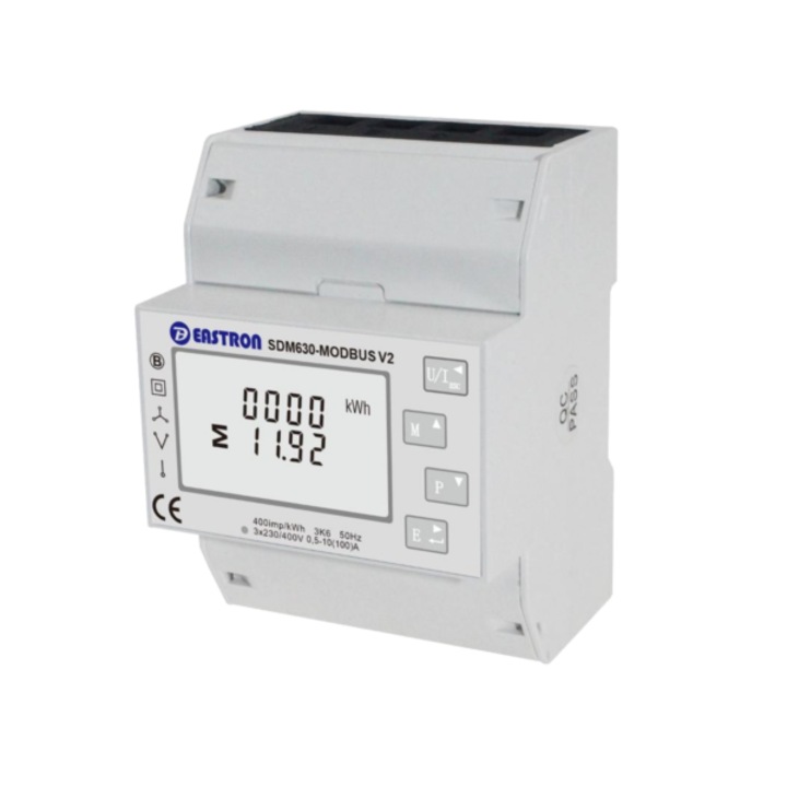 Controler putere inteligent Smart Meter Growatt SDM630-MODBUSV2, compatibil cu invertoarele Growatt trifazate