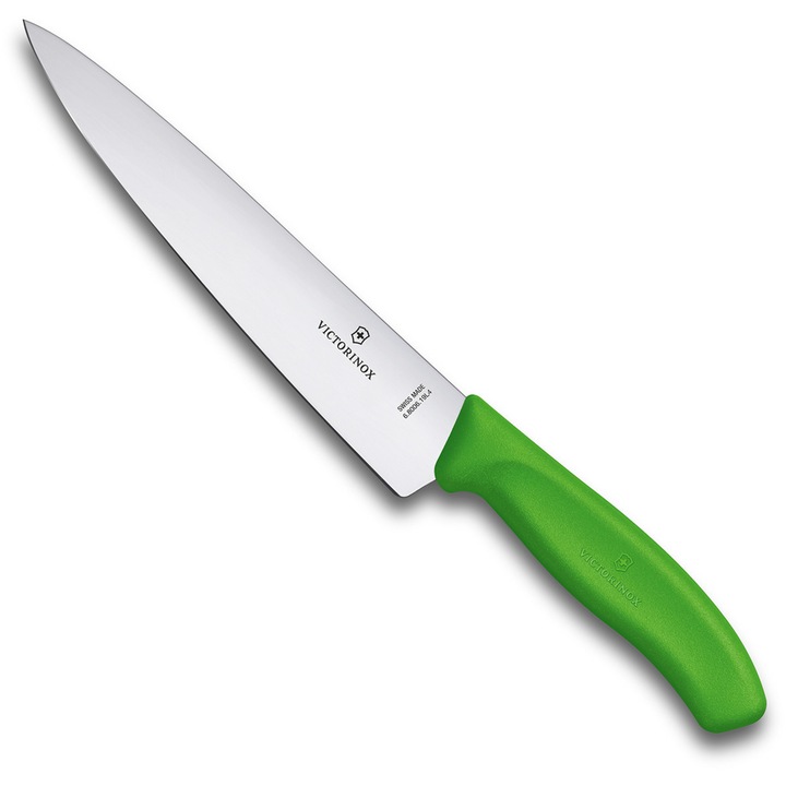 Cutit elvetian clasic pentru sculptat, verde, 19 cm