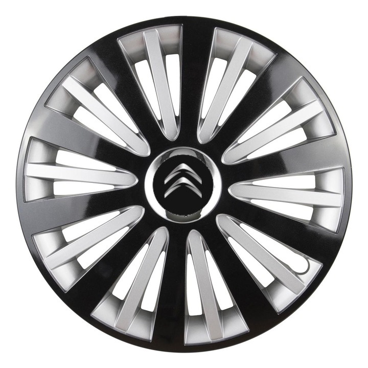 Set 4 capace roti Creative REY®, potrivite jantelor de R14, pentru Citroen, model falcon dual