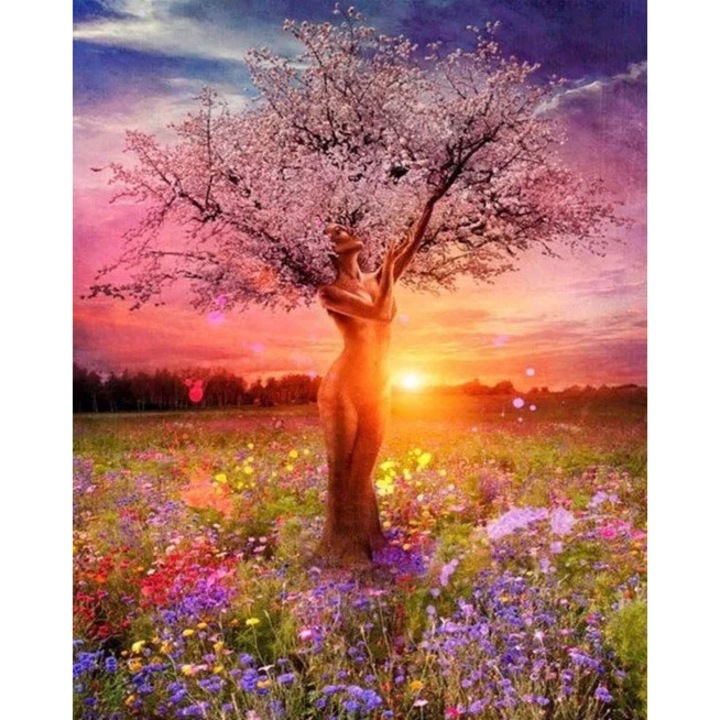 Set de broderie cu diamante 5d, Pictura cu diamante 30x40cm, model 28644631