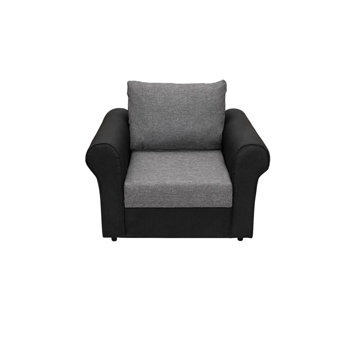 Fotoliu Expomob SARA extensibil, dimensiune 105x95x78 cm, culoare gri