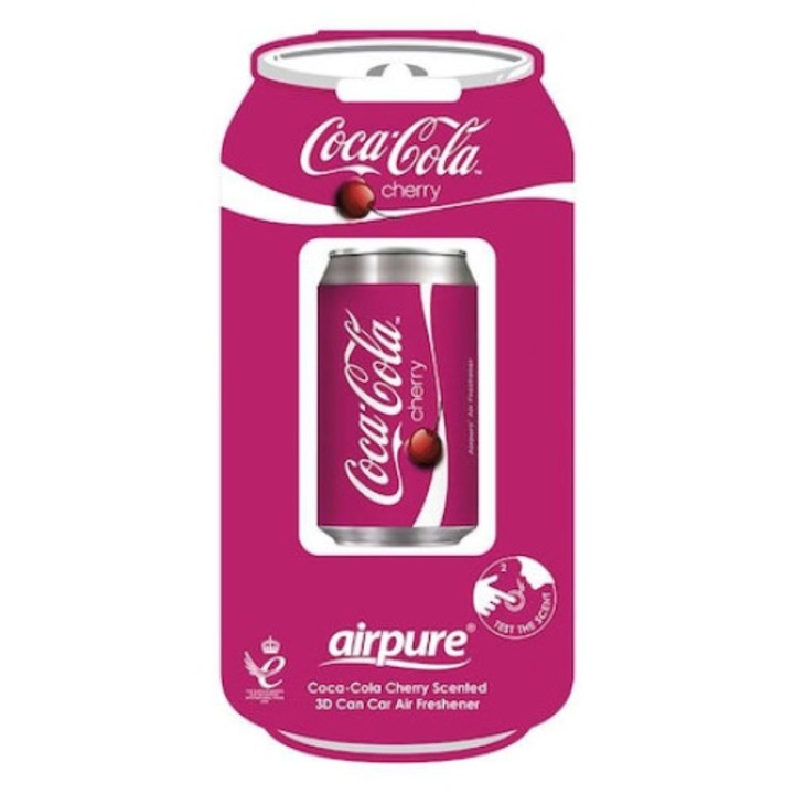 Odorizant Auto Airpure forma doza plastic 3D Coca Cola Cirese