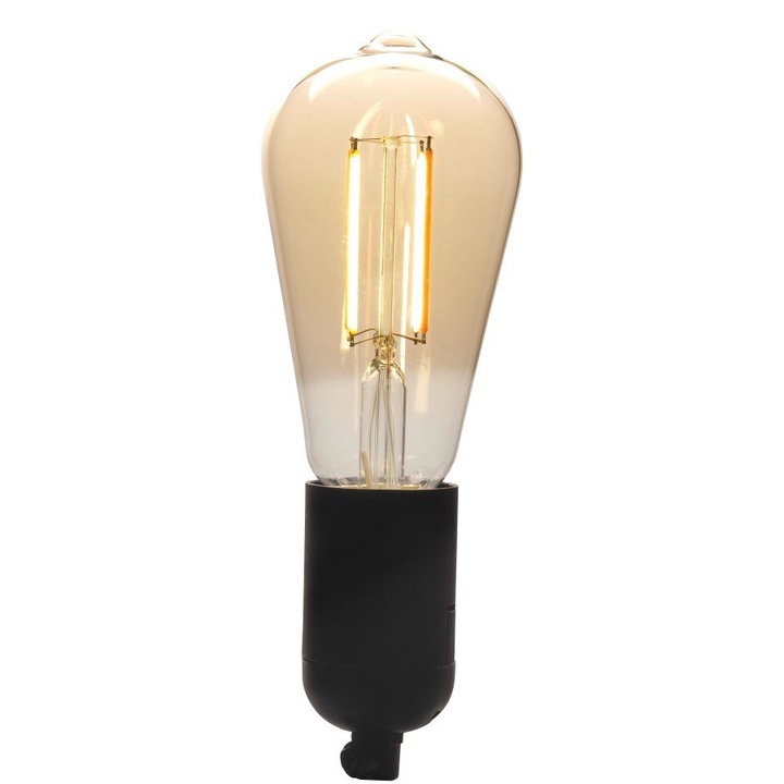 Denver LBF-403 Bec cu filament inteligent Wi-Fi cu lumina galbena, compatibil cu asistentul TUYA si Google / Amazon Alexa