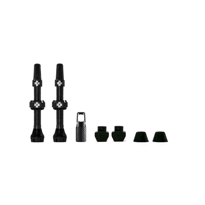 Set 2 valve Tubeless Muc-Off V2 44mm Negre