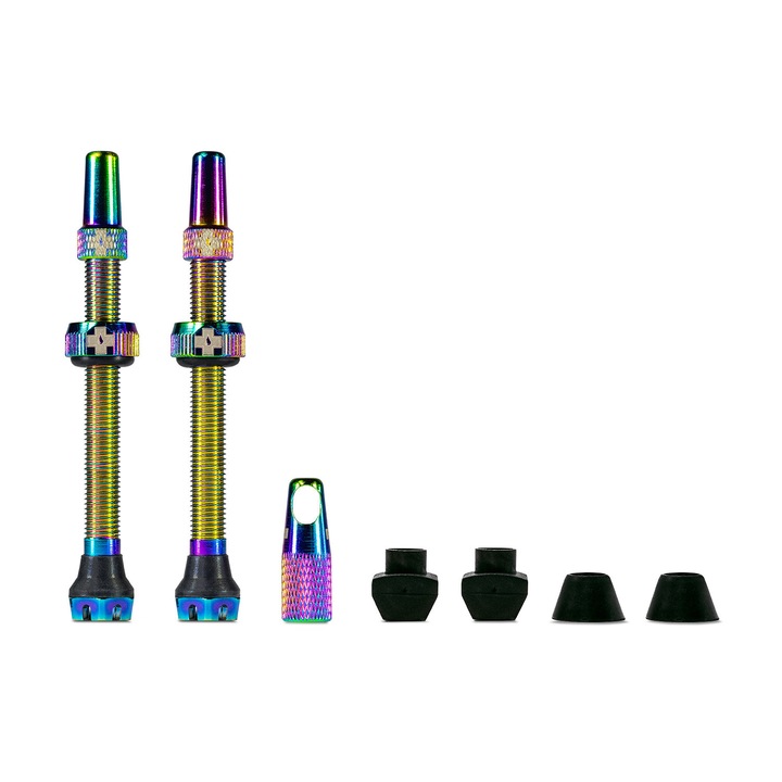 Set 2 valve Tubeless Muc-Off V2 44mm Iridescent