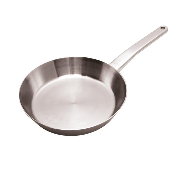 Tigaie Prestige, Gerlach, Inox/Aluminiu, 24 cm, Argintiu