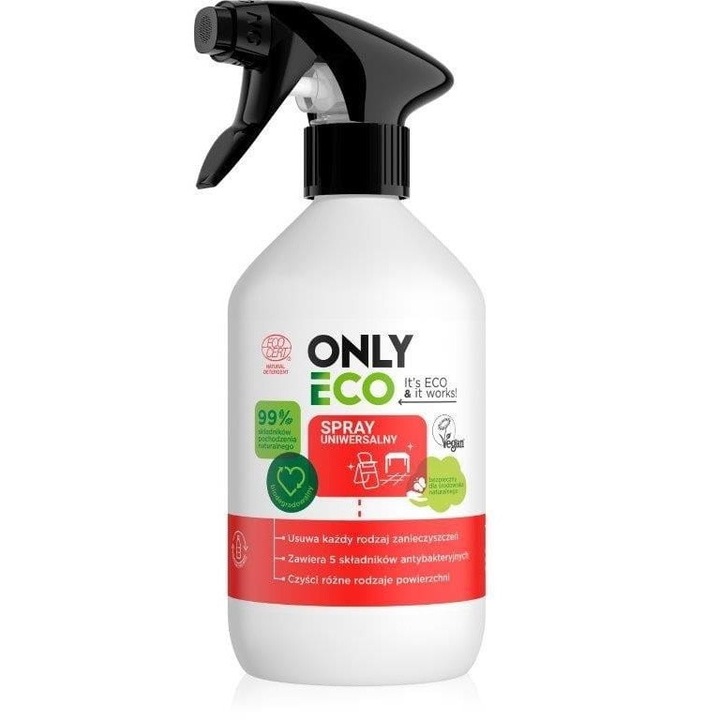 Spray de curatare universal Only Eco, 500 ml