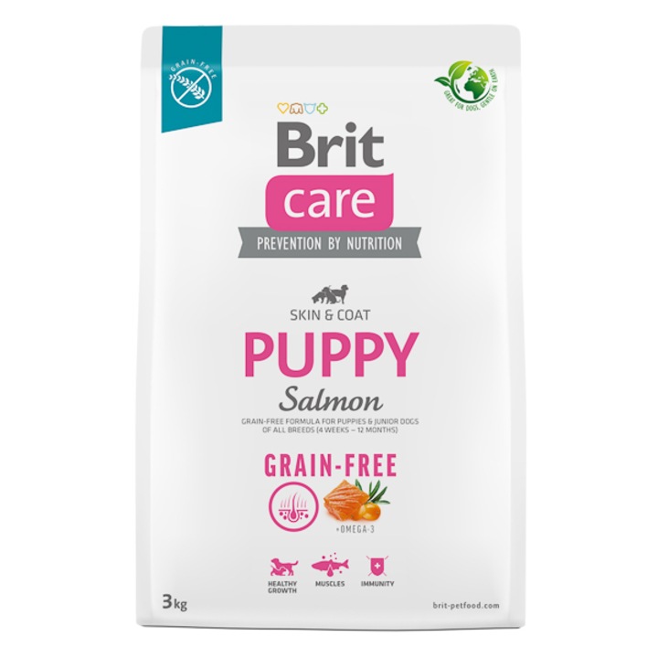 Hrana uscata pentru caini Brit Care Grain-free Puppy, 3 kg