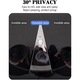 PolyFlex Impact Proof Privacy Film, съвместим с Xiaomi Civi 1S, 200 микрона D3O силиконов полимер, Лепило без остатъци, Лесен монтаж, без течности, Регенерируем, Пълно лепило, Съвместим със сензор за пръстови отпечатъци, Пълно покритие
