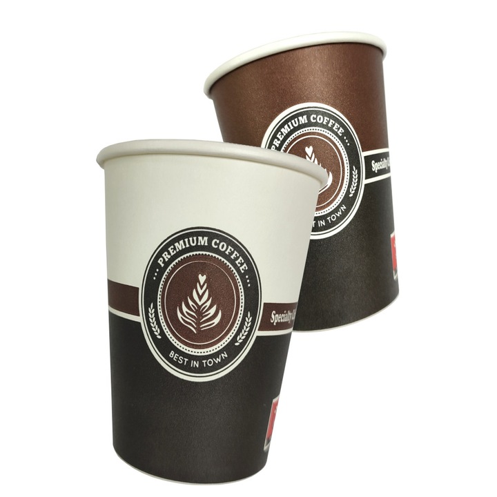 Set 50 pahare carton 12oz