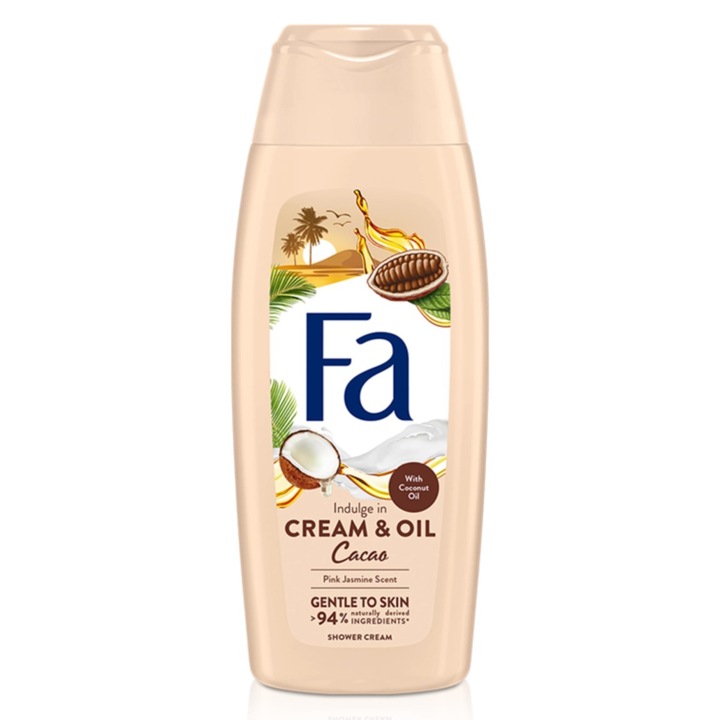 Fa Cream & Oil Cacao krémtusfürdő, 400 ml