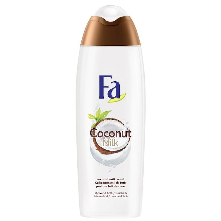 Fa tus- és habfürdő Coconut Milk, 750 ml