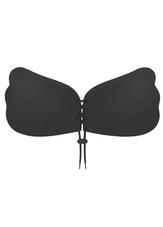 Sutien autoadeziv, CUKIN, Push Up, Poliester/Elastan, Cupa, 867468, Negru