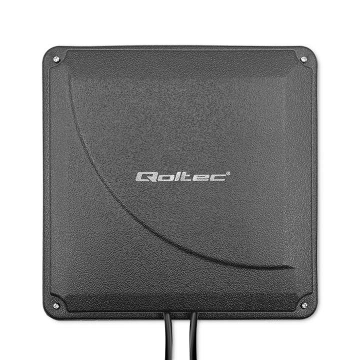 Antena de amplificare, Qoltec, 4G LTE DUAL MIMO, 35 dBi, 50W, 2x SMA masculin