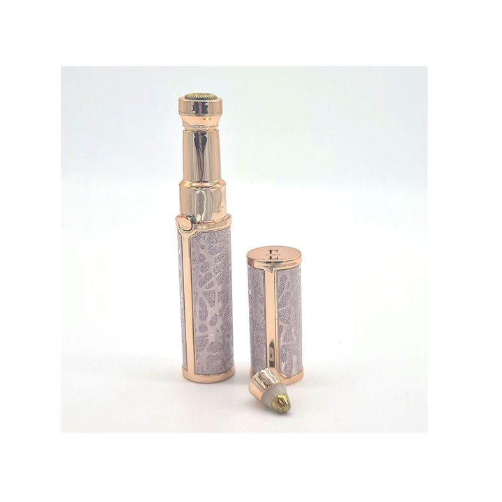 Trimmer Facial 2in1, Eliandeco ®, Cu Incarcare Prin USB, 2 Capete Interschimbabile, Portabil, Roz