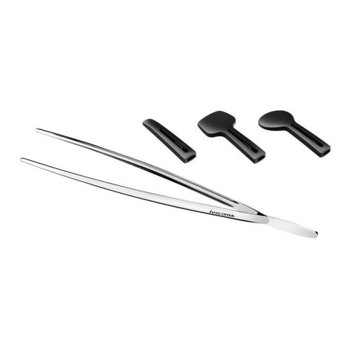 Set ustensile bucatarie, Tescoma, Inox, Argintiu,