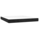 vidaXL fekete bársony rugós ágy matraccal 160x200 cm 62.69 kg 3143213