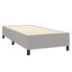 vidaXL világosszürke szövet rugós ágy matraccal 100 x 200 cm 54.47 kg 3128021