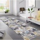Traversa antiderapanta multicolor, 80cm latime cu 400cm lungime