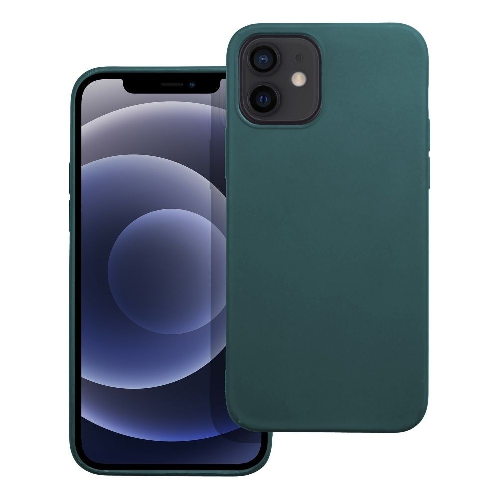 Husa telefon Silicon pentru iPhone 12 / 12 Pro, Verde