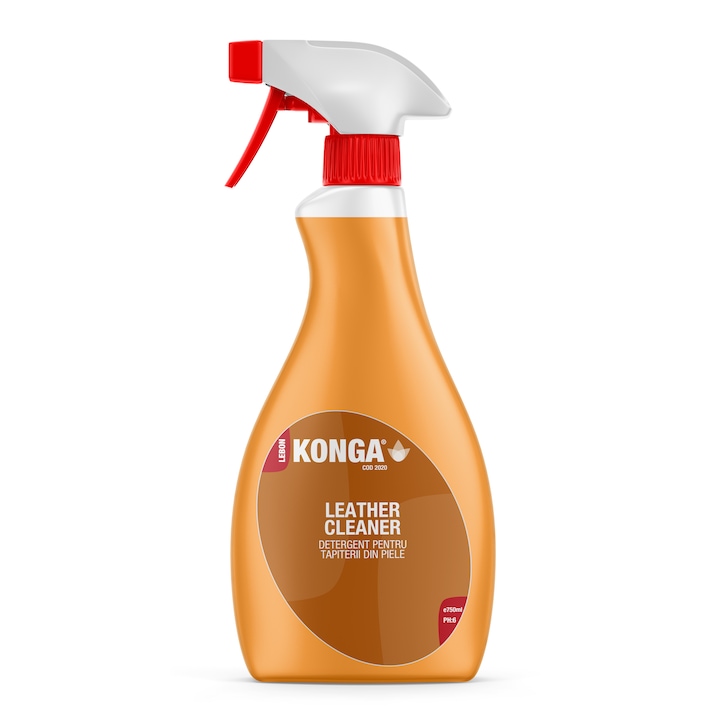 Solutie neagresiv, curata delicat atat pielea naturala, cat si pielea sintetica de orice culoare, 750ml cu pulverizator