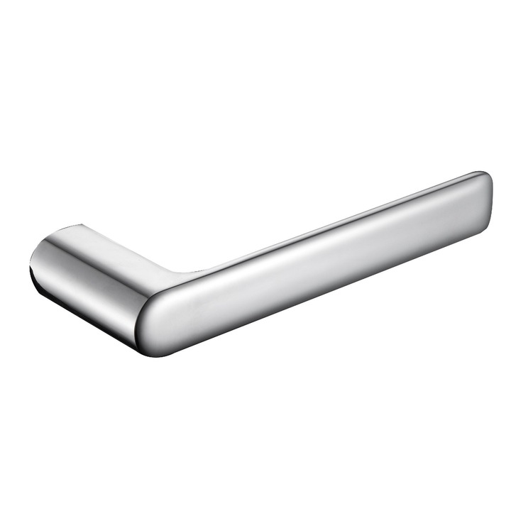 Suport prosop, baie tip bara, un brat, din otel si zinc, fixare prin gaurire, crom lucios, 20 x 10 x 3 cm