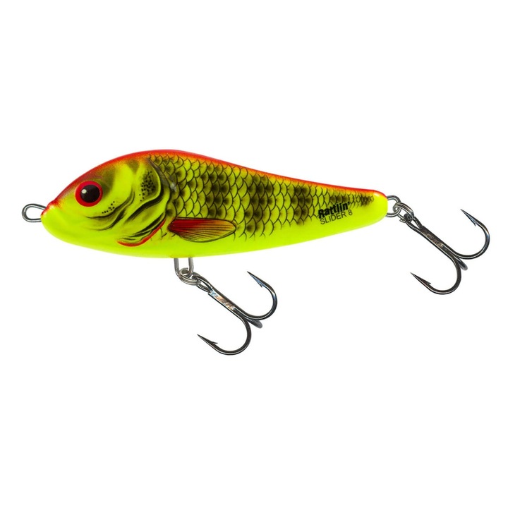 Vobler Salmo Rattlin' Slider 8cm 20g Színes Bright Sügér csali
