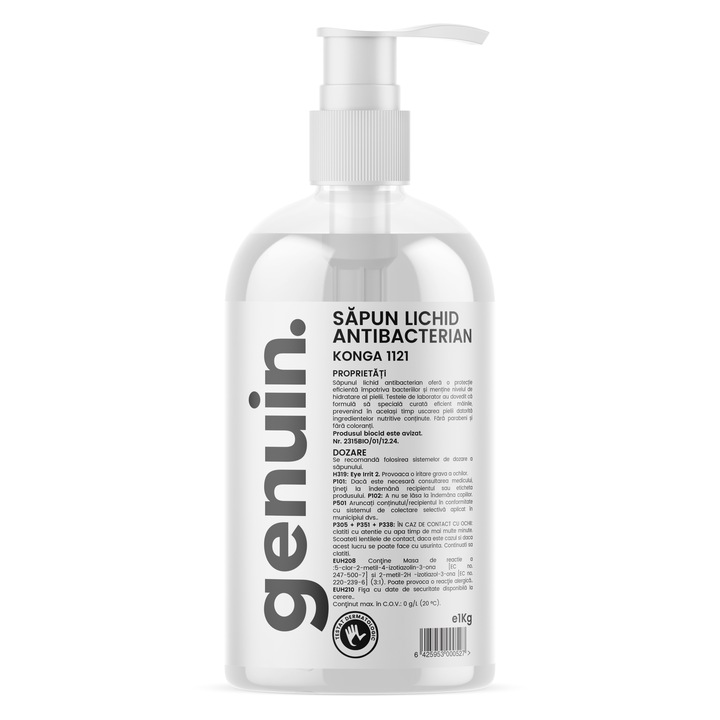 Sapun lichid dezinfectant cu Clorhexidina, Genuin, 1L cu pompita