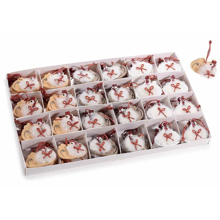 Set 72 decoratiuni Gaini 4x3.5 cm