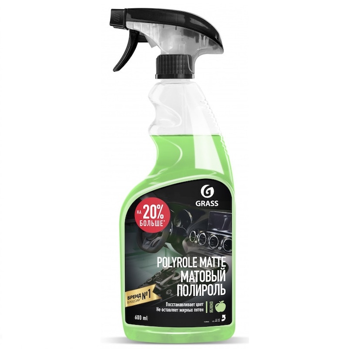 Silicon de bord mat Polyrole Matte Mar, GRASS, 600ml