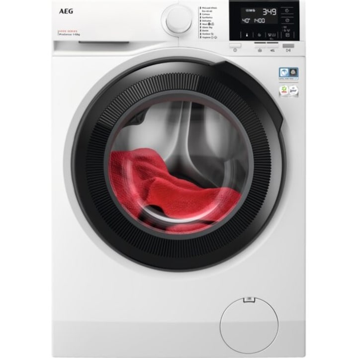 Пералня с предно зареждане AEG LFR61144BE, ProSense, 10 kg, 1400rpm, клас A, бяла