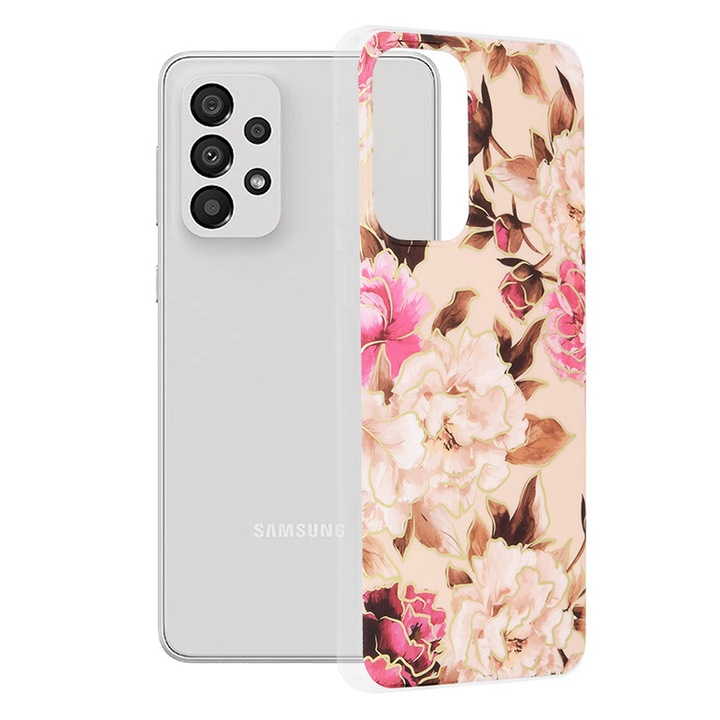 Husa Cu Grad Ridicat de Protectie pentru Samsung Galaxy A33 5G, Slim Protector, B2695, Thermoresistant plastic, Mary Berry Nude