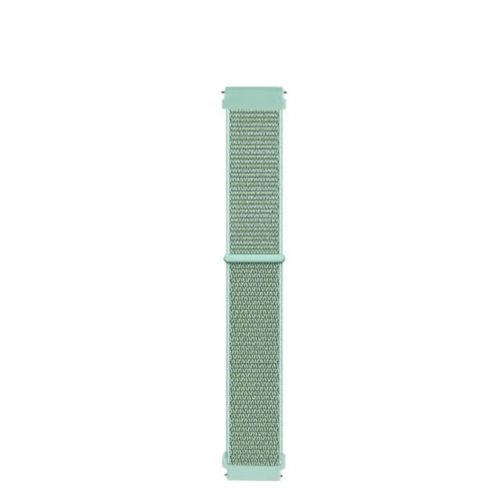 OEM Nylon textil szíj, Quick Release, kompatibilis a Classic Samsung Active / Active 2 / Galaxy Watch / Huawei Watch GT 2 / GT 3 42 mm / Amazfit BIP GTS 2 3 4 / GTR GTS mini, szélesség 20 mm, Marine Green