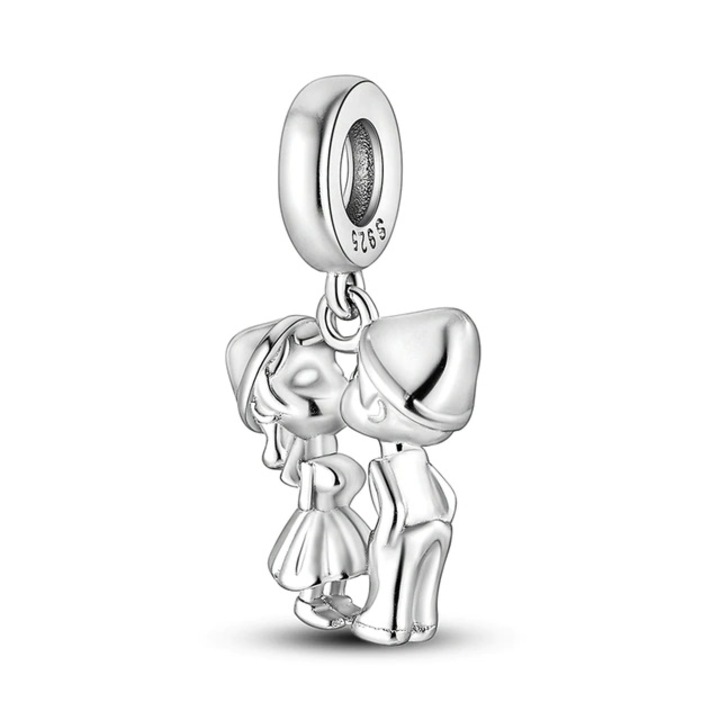 Talisman, ezüst 925 Charm, kompatibilis a Pandora - Little Lovers termékkel