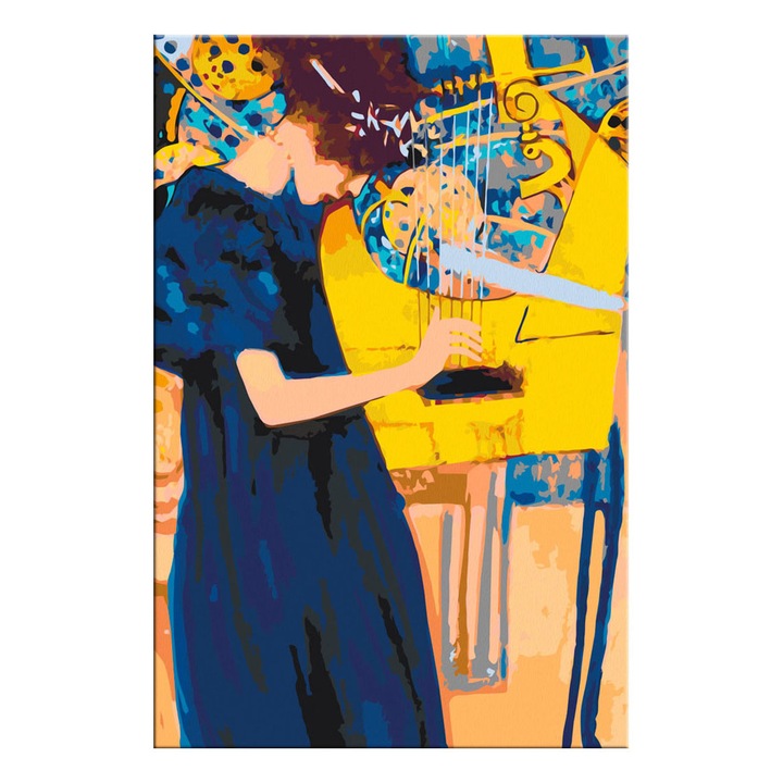 Artgeist festmény számokkal, Gustav Klimt: Zene, 40 x 60 cm
