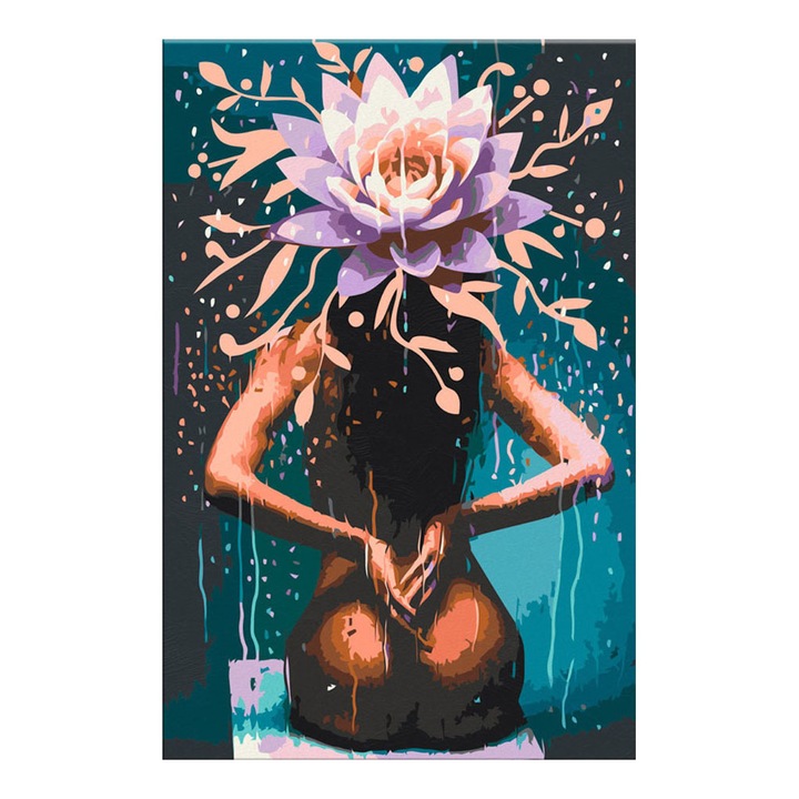 Artgeist festmény számokkal, Lothus Lady, 40 x 60 cm