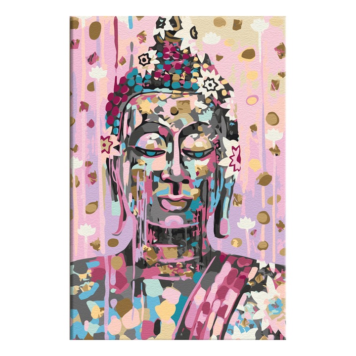 Artgeist painting by numbers festő szett, Gondolkodó Buddha, 40 x 60 cm