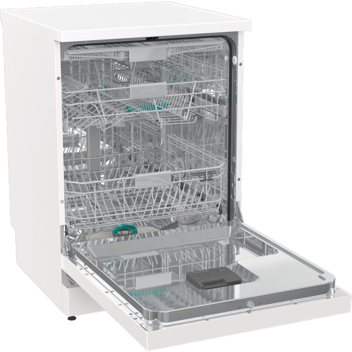 Masina de Spalat Vase GORENJE GS673C60W, 16 seturi, 7 programe, 60 cm, Clasa C, Alb